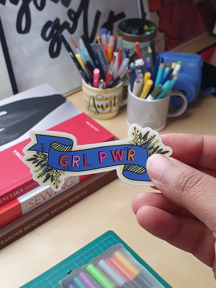 Girl Power Sticker